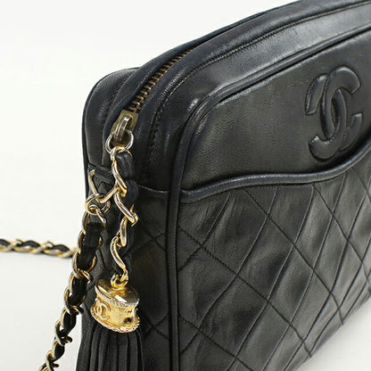 中古 シャネル ショルダーバッグ レディース ブランド CHANEL マトラッセ チェーンショルダーバッグ ブラック バッグ USDCH103411011