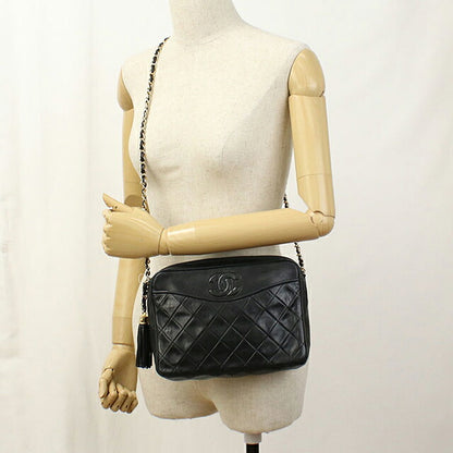 中古 シャネル ショルダーバッグ レディース ブランド CHANEL マトラッセ チェーンショルダーバッグ ブラック バッグ USDCH103411011