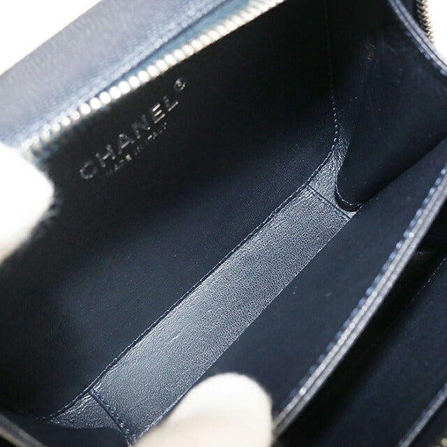 中古 シャネル ショルダーバッグ レディース ブランド CHANEL CCフィリグリー 2WAYバニティバッグ A93342 ネイビー バッグ USDCH103495011
