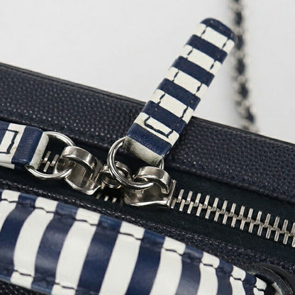 中古 シャネル ショルダーバッグ レディース ブランド CHANEL CCフィリグリー 2WAYバニティバッグ A93342 ネイビー バッグ USDCH103495011