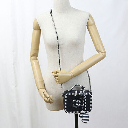 中古 シャネル ショルダーバッグ レディース ブランド CHANEL CCフィリグリー 2WAYバニティバッグ A93342 ネイビー バッグ USDCH103495011