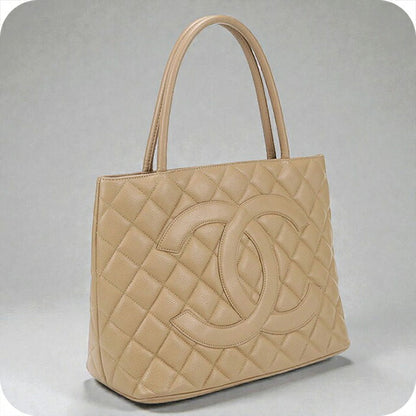 二手 CHANEL 手提包 女士品牌 CHANEL 复刻 A01804 米色包 USDCH103669011