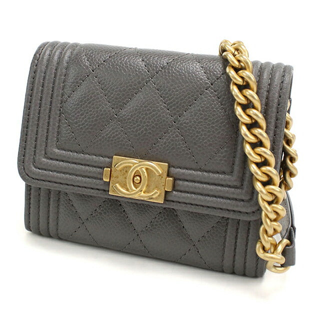 Used Chanel Chain Wallet Women&
