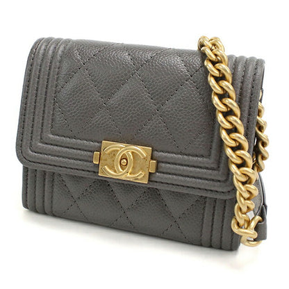Used Chanel Chain Wallet Women&