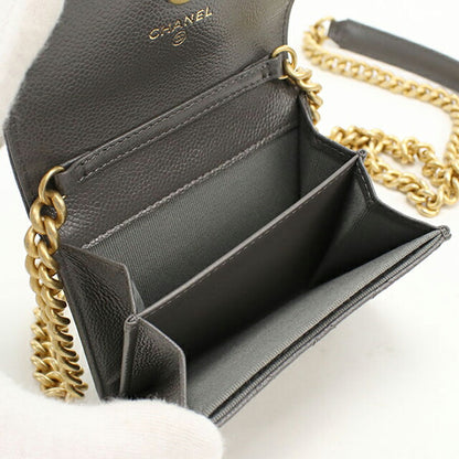 Used Chanel Chain Wallet Women&