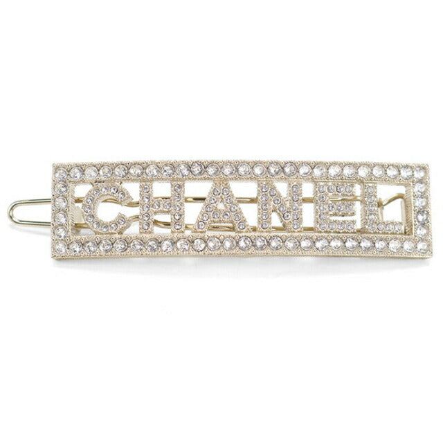 中古 シャネル バレッタ レディース ブランド CHANEL ヘアクリップ ゴールド ヘアアクセサリー USDCH109884011