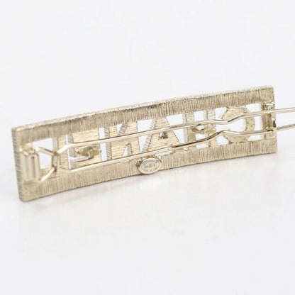 中古 シャネル バレッタ レディース ブランド CHANEL ヘアクリップ ゴールド ヘアアクセサリー USDCH109884011