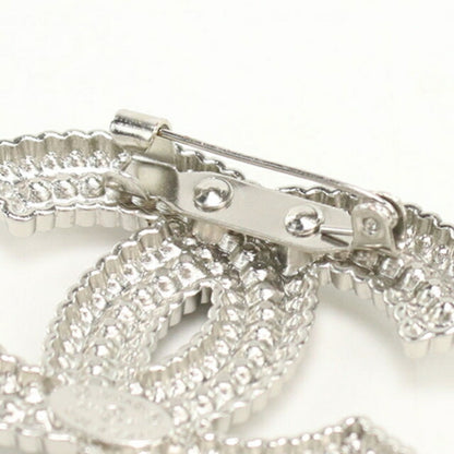 Used CHANEL Brooch Ladies Brand CHANEL Coco Mark Silver Accessories USDCH109930011