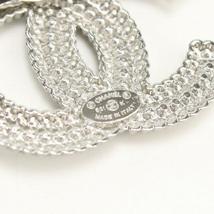 Used CHANEL Brooch Ladies Brand CHANEL Coco Mark Silver Accessories USDCH109930011