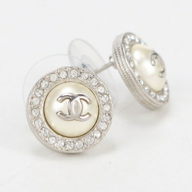 中古 シャネル ピアス レディース ブランド CHANEL ココマーク シルバー アクセサリー USDCH112059011