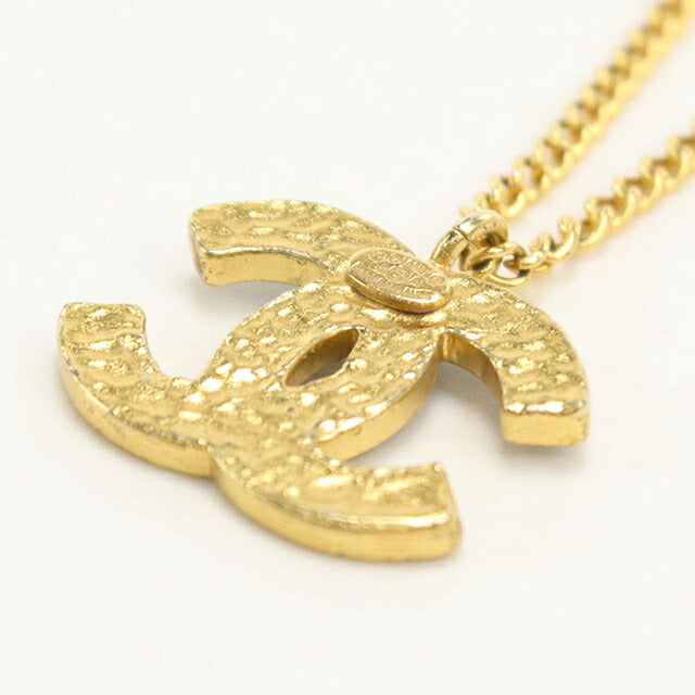 中古 シャネル ネックレス レディース ブランド CHANEL ココマーク ゴールド アクセサリー USDCH113681011