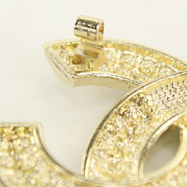 中古 シャネル ブローチ レディース ブランド CHANEL ココマーク ラインストーン ゴールド アクセサリー USDCH114136011