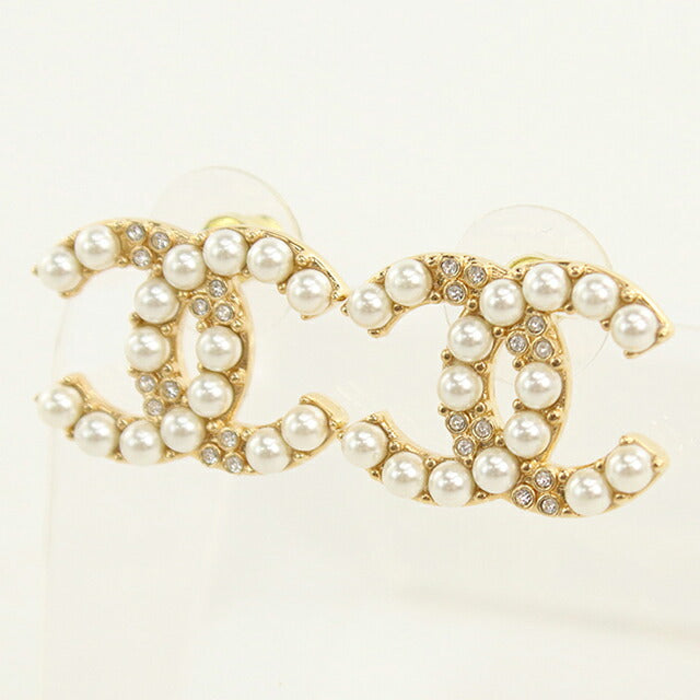 中古 シャネル ピアス レディース ブランド CHANEL ココマーク ゴールド アクセサリー USDCH114185011