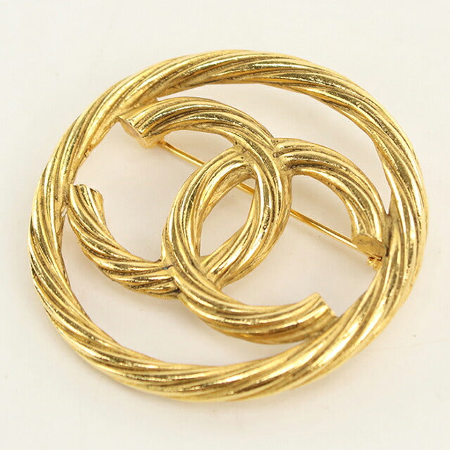中古 シャネル ブローチ レディース ブランド CHANEL ココマーク ゴールド アクセサリー USDCH114293011