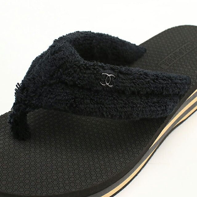 中古 シャネル サンダル レディース ブランド CHANEL トングサンダル