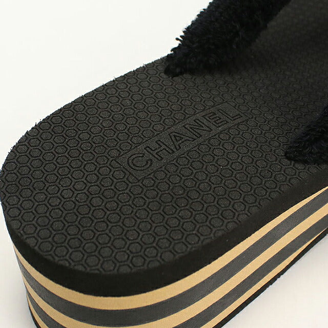 中古 シャネル サンダル レディース ブランド CHANEL トングサンダル