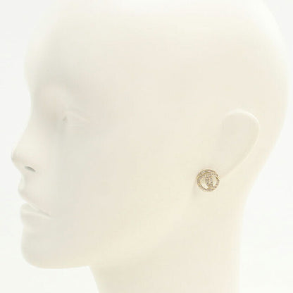 中古 シャネル ピアス レディース ブランド CHANEL ラインストーン ゴールド アクセサリー USDCH115215011