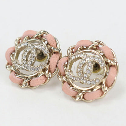 中古 シャネル ピアス レディース ブランド CHANEL ココマーク ラインストーン ゴールド アクセサリー USDCH115790011