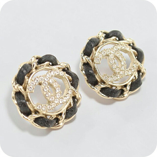 中古 シャネル ピアス レディース ブランド CHANEL ココマーク  AB8297-B08169 ゴールド アクセサリー USDCH116516011