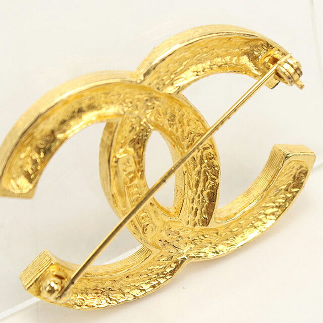 中古 シャネル ブローチ レディース ブランド CHANEL ココマーク ラインストーン ゴールド アクセサリー USDCH116834011