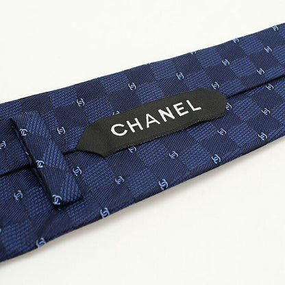 中古 シャネル ネクタイ メンズ ブランド CHANEL ネイビー USDCH116867011