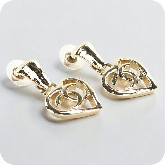 中古 シャネル ピアス レディース ブランド CHANEL ココマーク  ゴールド アクセサリー USDCH117211011