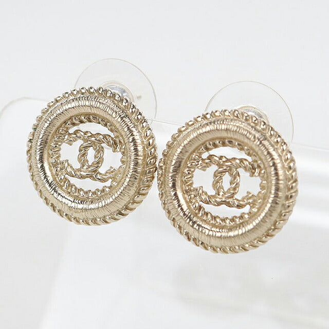 中古 シャネル ピアス レディース ブランド CHANEL ココマーク  ゴールド アクセサリー USDCH117242011