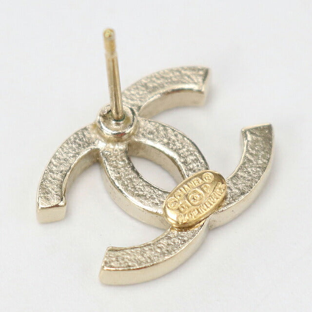 中古 シャネル ピアス レディース ブランド CHANEL ココマーク ラインストーン CH117402 ゴールド アクセサリー USDCH117402011