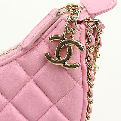 中古 シャネル ショルダーバッグ レディース ブランド CHANEL マトラッセ スモール ホーボーバッグ AS3917 ピンク USDCH117755011
