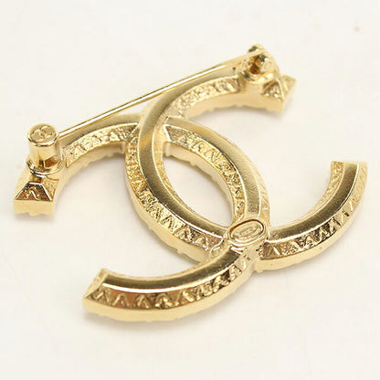 中古 シャネル ブローチ レディース ブランド CHANEL ココマーク ラインストーン ゴールド アクセサリー USDCH118563011