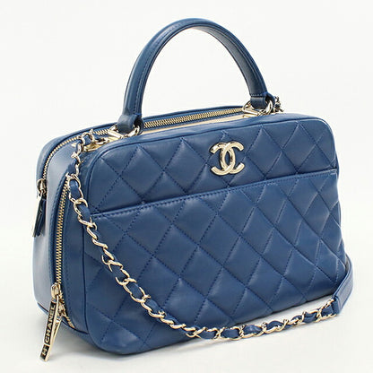 中古 シャネル ハンドバッグ レディース ブランド CHANEL マトラッセ  ブルー USDCH119041011