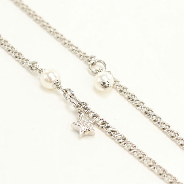 中古 シャネル ネックレス レディース ブランド CHANEL ココマーク ラインストーン シルバー アクセサリー USDCH119072011