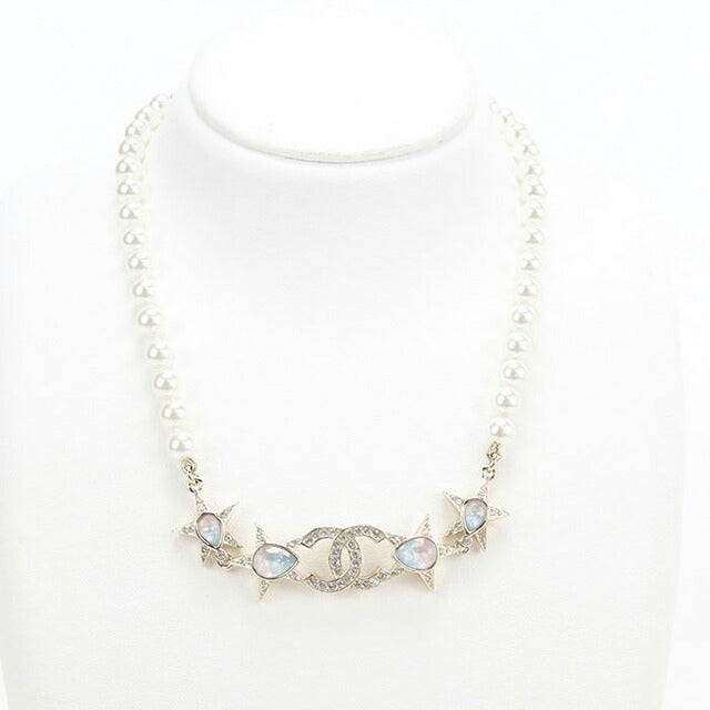 中古 シャネル ネックレス レディース ブランド CHANEL ココマーク パール ゴールド アクセサリー USDCH119630011