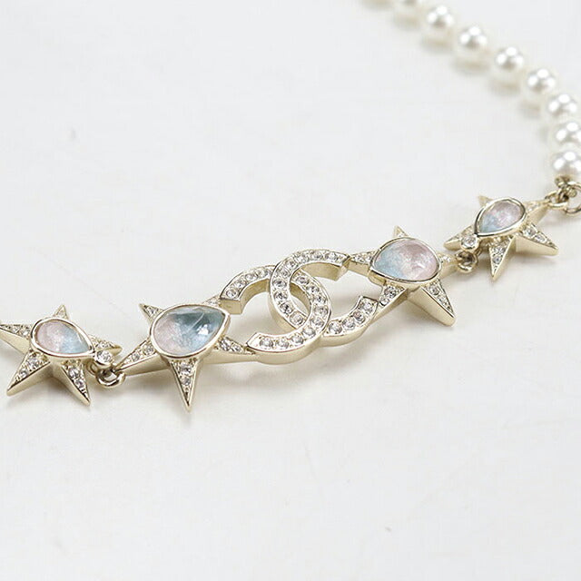 中古 シャネル ネックレス レディース ブランド CHANEL ココマーク パール ゴールド アクセサリー USDCH119630011