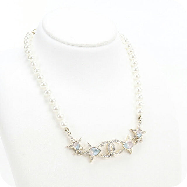 中古 シャネル ネックレス レディース ブランド CHANEL ココマーク パール ゴールド アクセサリー USDCH119630011