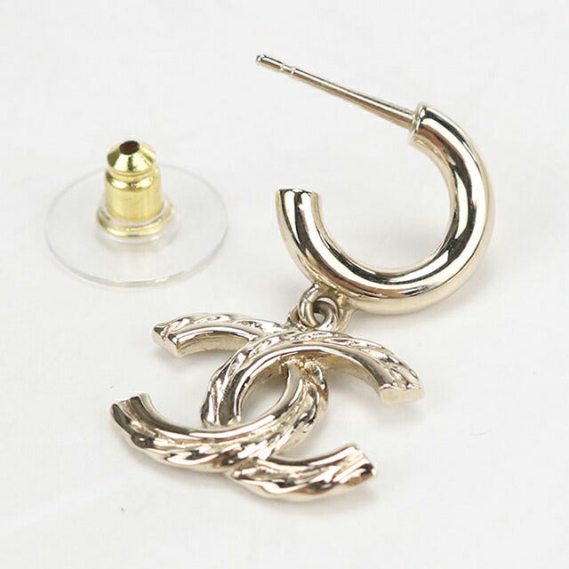 中古 シャネル ピアス レディース ブランド CHANEL ココマーク ラインストーン ゴールド アクセサリー USDCH120789011
