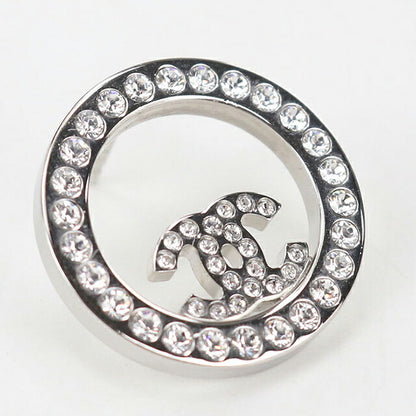 中古 シャネル ピアス レディース ブランド CHANEL ココマーク ラインストーン  シルバー アクセサリー USDCH121444011