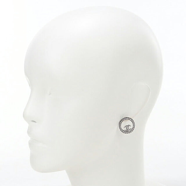 中古 シャネル ピアス レディース ブランド CHANEL ココマーク ラインストーン  シルバー アクセサリー USDCH121444011