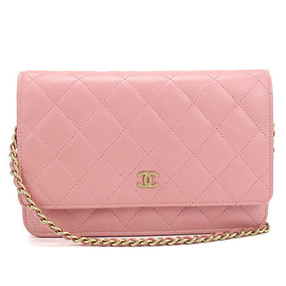 中古 シャネル チェーンウォレット レディース ブランド CHANEL マトラッセ  27754753 ピンク USDCH121716011
