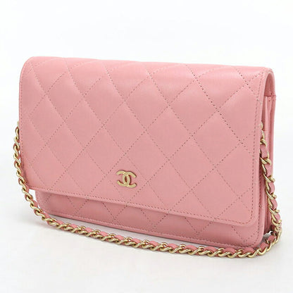 中古 シャネル チェーンウォレット レディース ブランド CHANEL マトラッセ  27754753 ピンク USDCH121716011