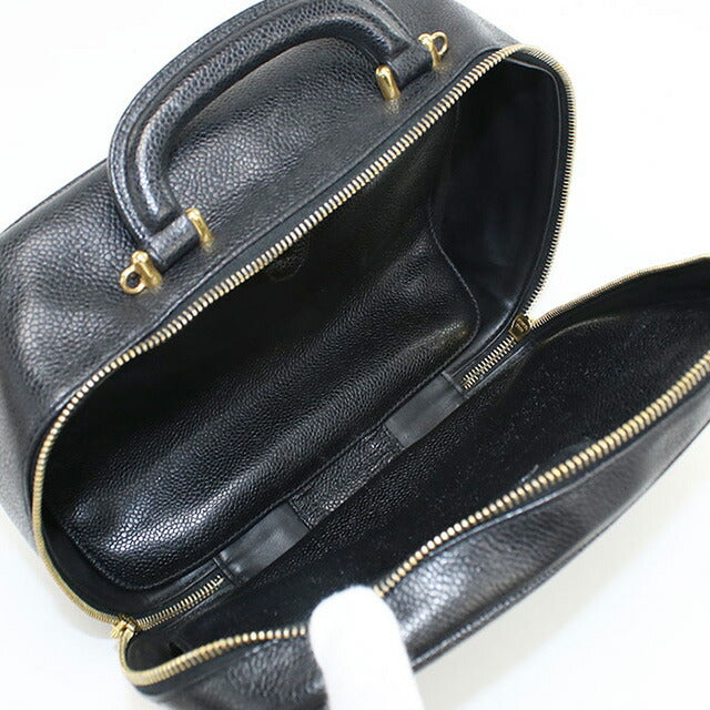 中古 シャネル バニティ-バッグ レディース ブランド CHANEL ココマーク 2WAYバニティバッグ A07061 ブラック バッグ USDCH79222011