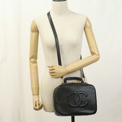 中古 シャネル バニティ-バッグ レディース ブランド CHANEL ココマーク 2WAYバニティバッグ A07061 ブラック バッグ USDCH79222011