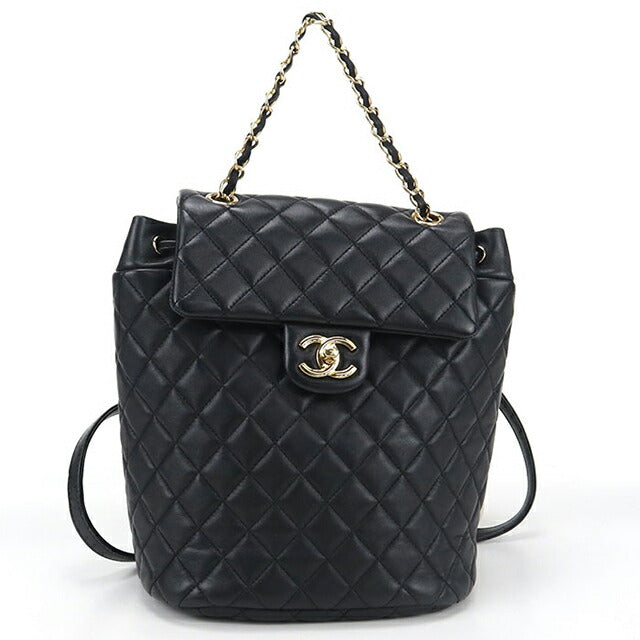 中古 シャネル リュック レディース ブランド CHANEL マトラッセ ミニバッグパック ブラック バッグ USDCH88556011