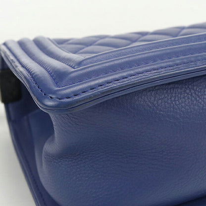 中古 シャネル 斜め掛け ショルダーバッグ レディース ブランド CHANEL ボーイシャネル チェーンショルダーバッグ A67086 ブルー バッグ USDCH92811011