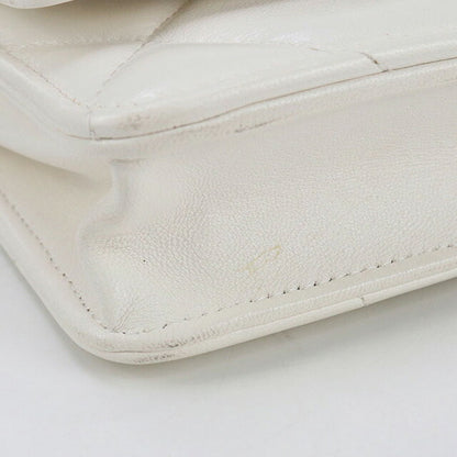 中古 シャネル チェーンウォレット レディース ブランド CHANEL ホワイト 財布 USDCH95239011