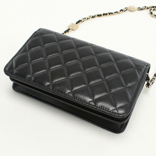 中古 シャネル チェーンウォレット レディース ブランド CHANEL