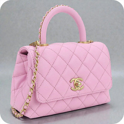 Used CHANEL handbag ladies brand CHANEL Matelasse 2WAY pink bag USDCH96044011