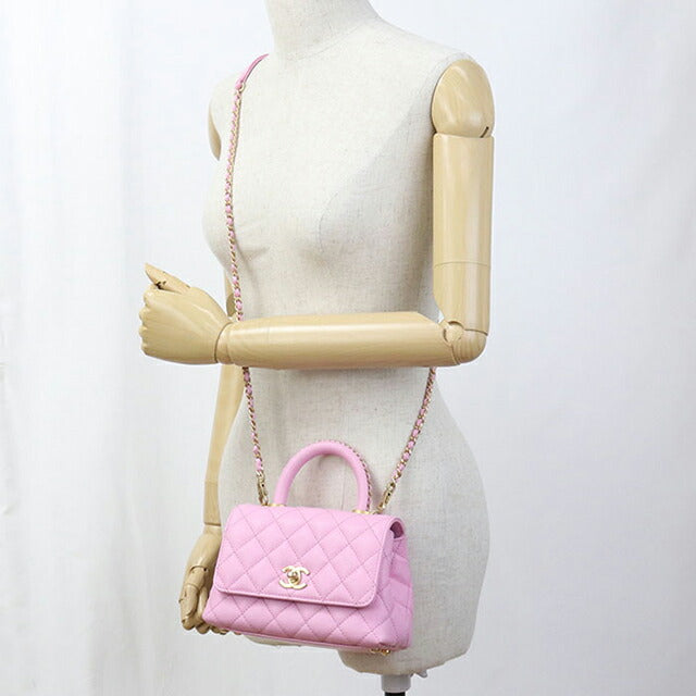 Used CHANEL handbag ladies brand CHANEL Matelasse 2WAY pink bag USDCH96044011