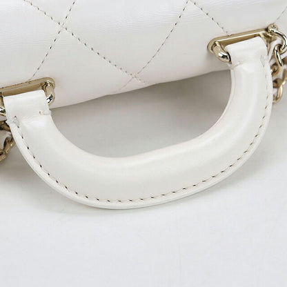 中古 シャネル ハンドバッグ レディース ブランド CHANEL マトラッセ 2WAY ホワイト バッグ USDCH96045011