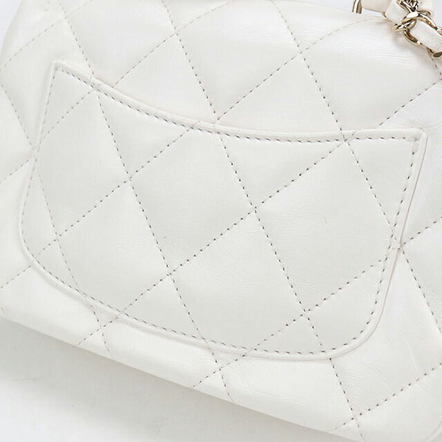 中古 シャネル ハンドバッグ レディース ブランド CHANEL マトラッセ 2WAY ホワイト バッグ USDCH96045011